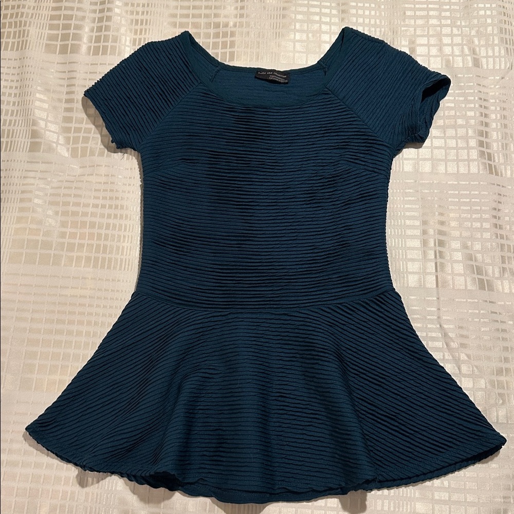 Zara Collection Peplum Top